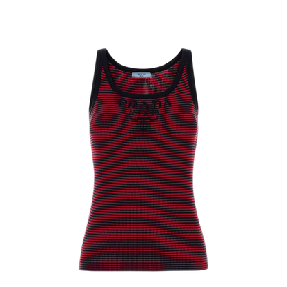 MAYFEYR - Prada - Embroidered Silk Tank Top - P29A1OSWMO19BVF059F