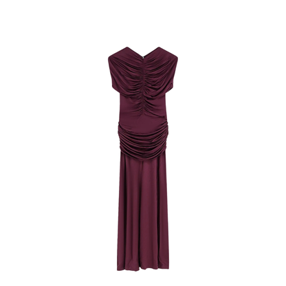 Gathered Jersey Dress