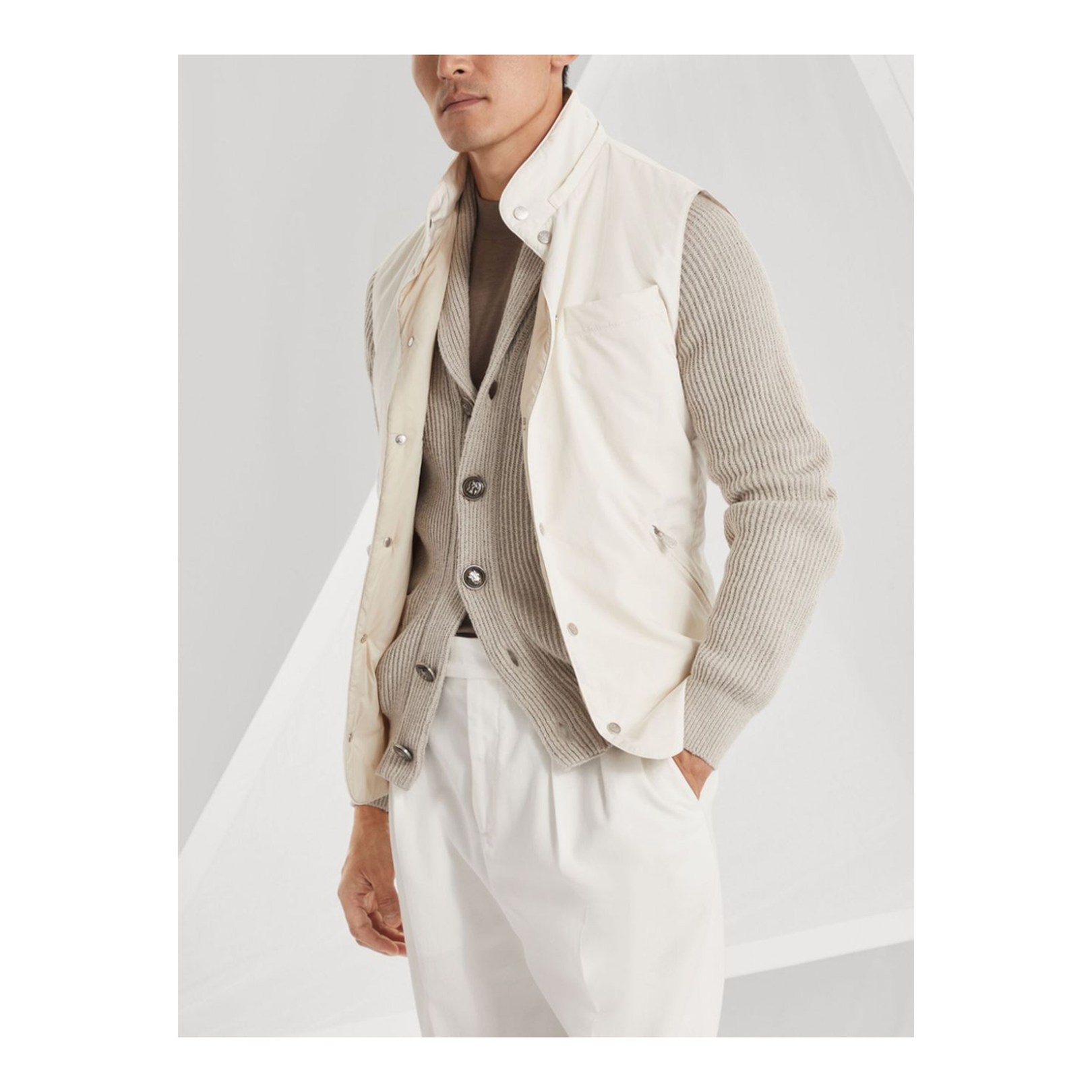 Cotton V-Neck Cardigan