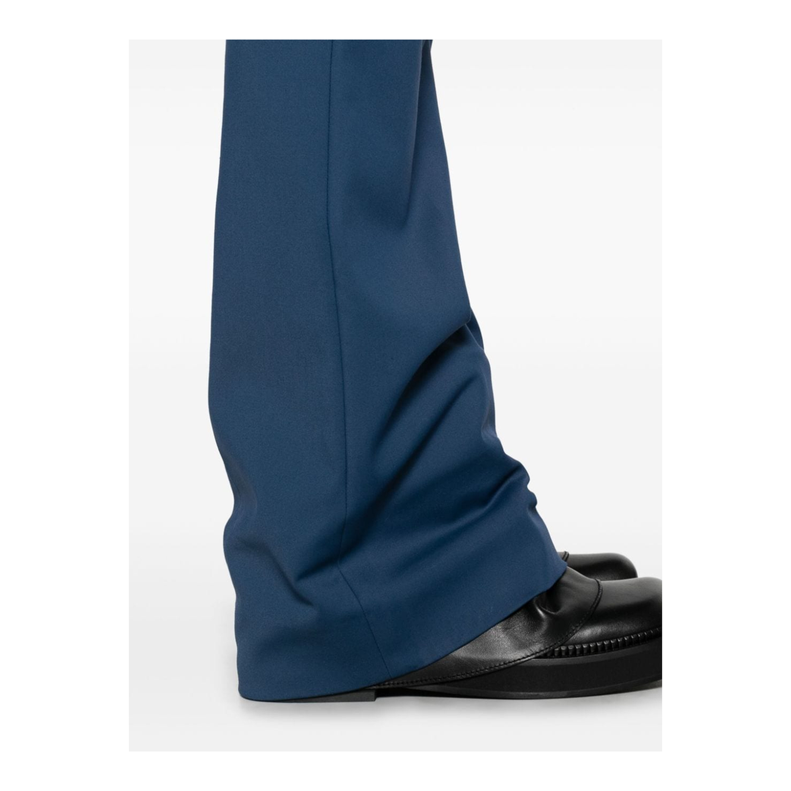 High-Waisted Flared Trousers