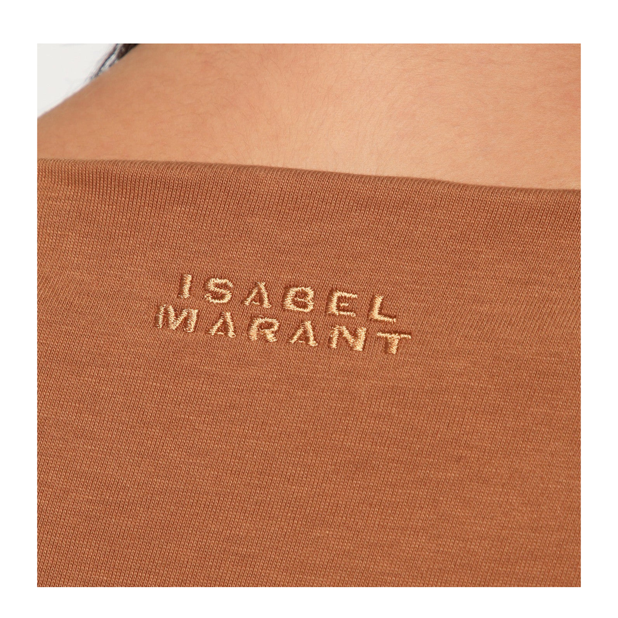 Asymmetrical Sebani T-shirt in Caramel Colour