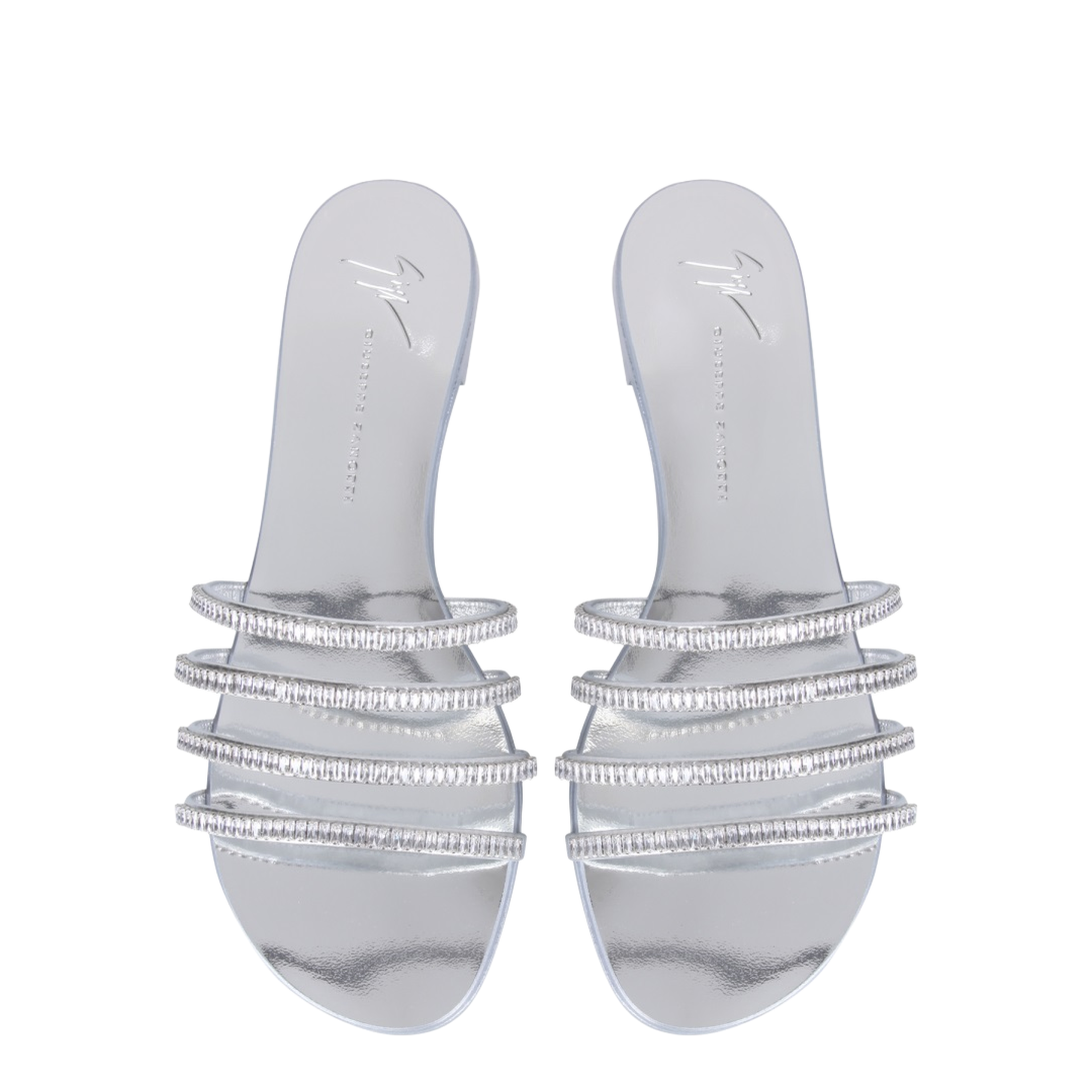 Flat Crystal Sandals