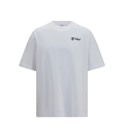 MAYFEYR - Off-White - Script Logo Skate T Shirt - OMAA120F26JER00510100