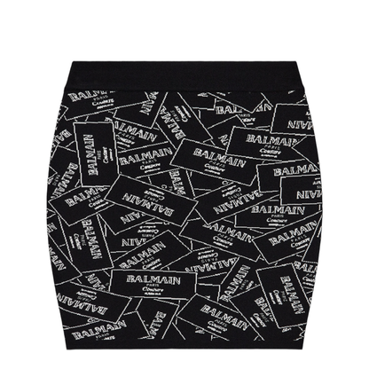 Short Skirt with Monogram