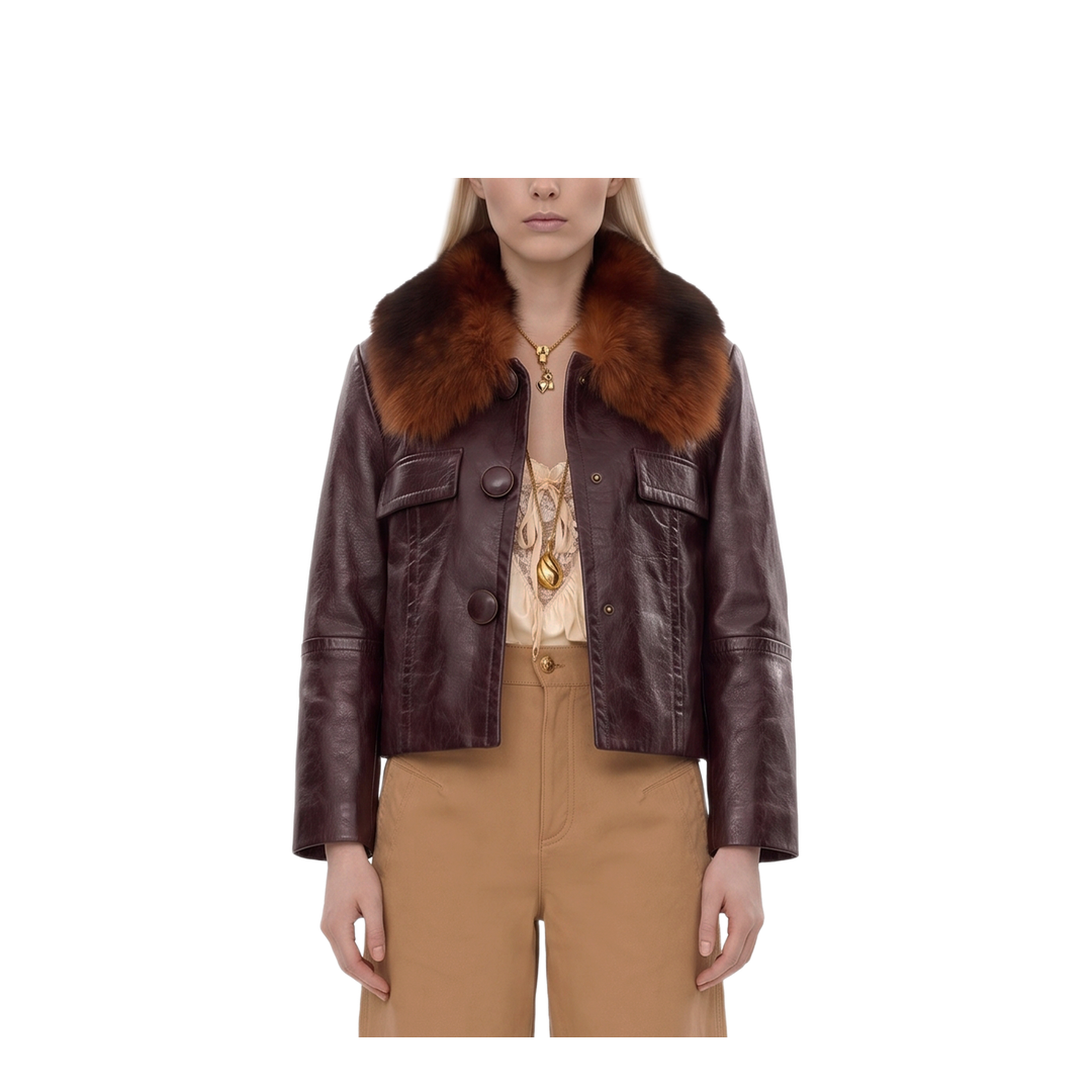 MAYFEYR - Chloè - Short Leather Jacket - CH26ACV0522356F