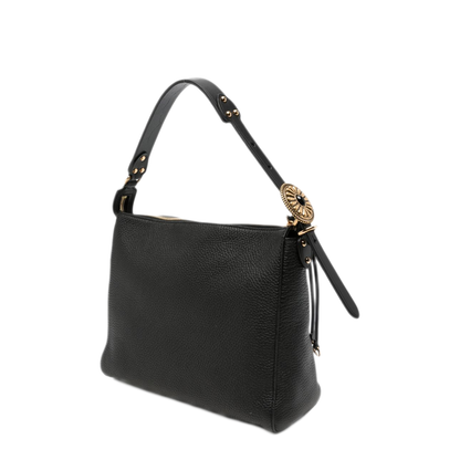 MAYFEYR - Etro - Black Leather Hobo Bag - WP1B0047AP12HN0000