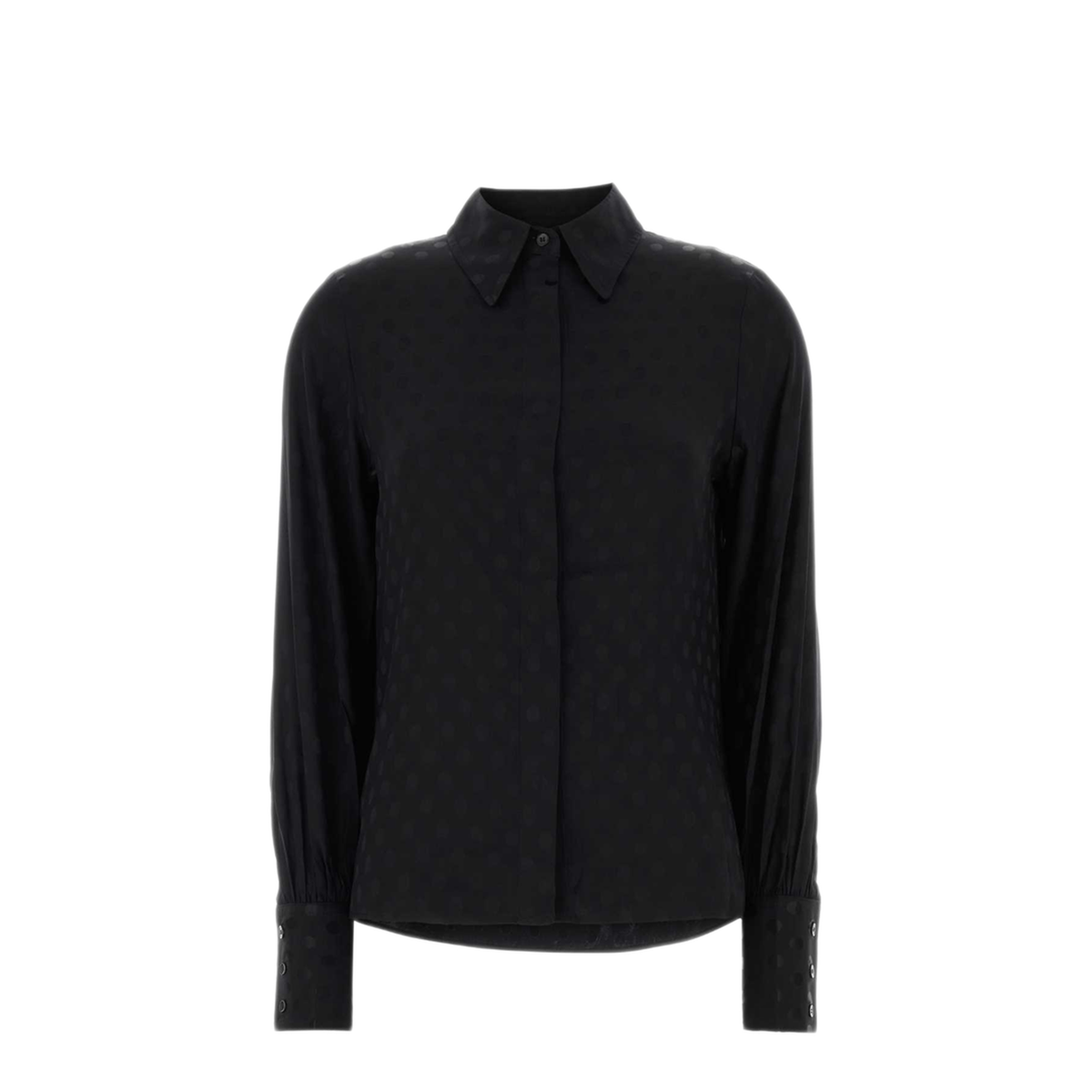 MAYFEYR - Isabel Marant - Black Stretch Silk Shirt - CH0133FCC4J04I01BK