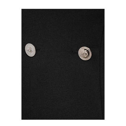 Mini Grain De Poudre Dress In Black