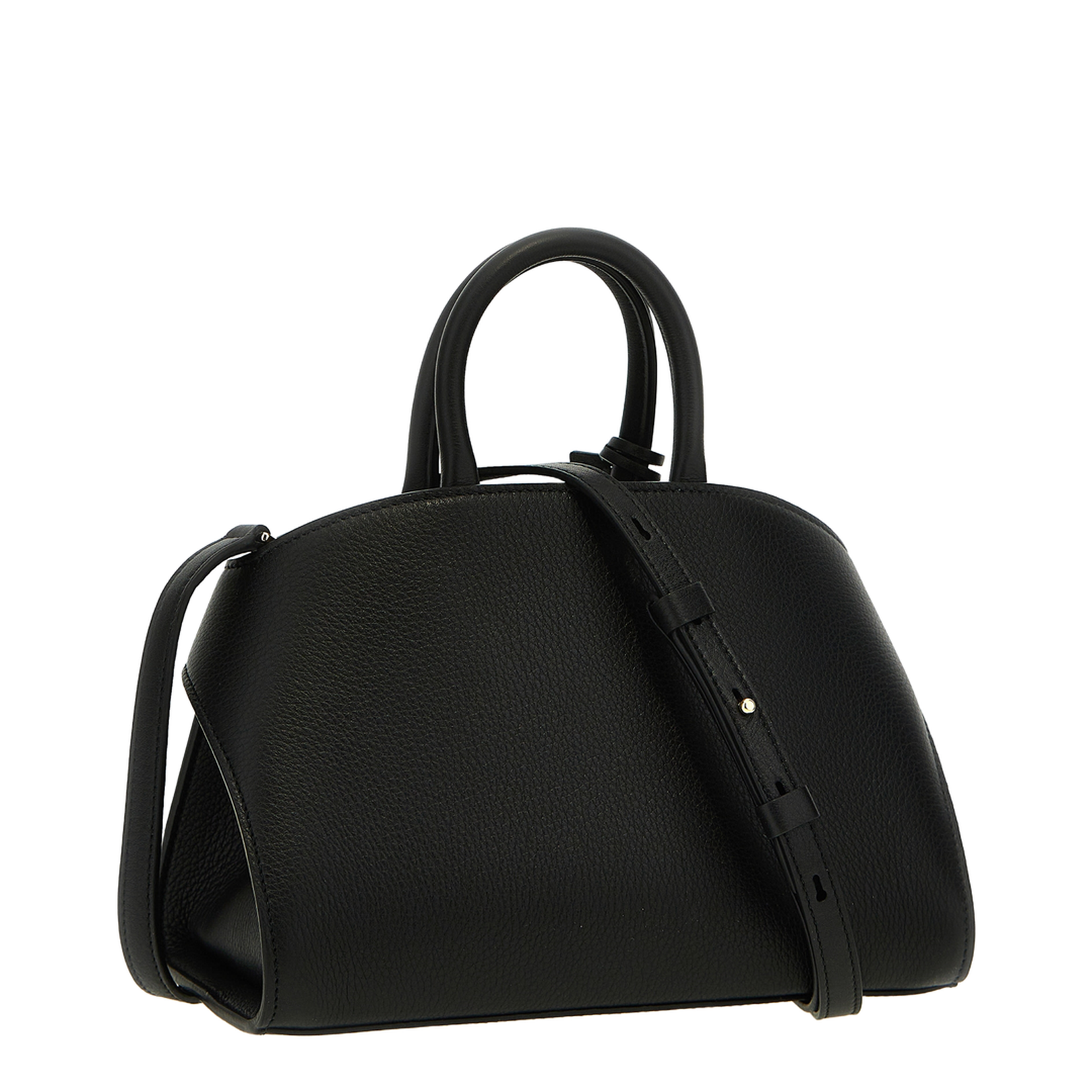 Mini Hug Top Handle Bag in Calf Leather