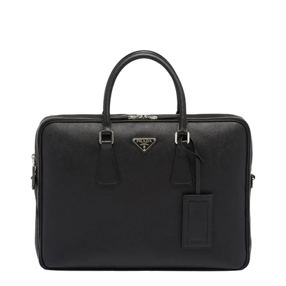 Saffiano Leather Briefcase