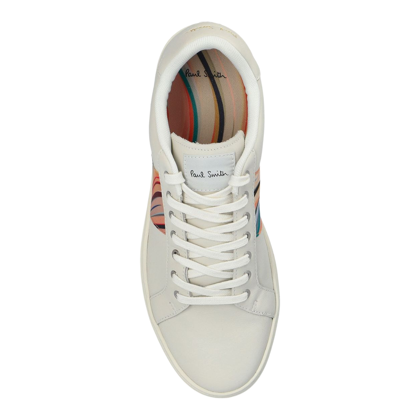 White Front Lace-Up Fastening Padded Ankle Flat Sole