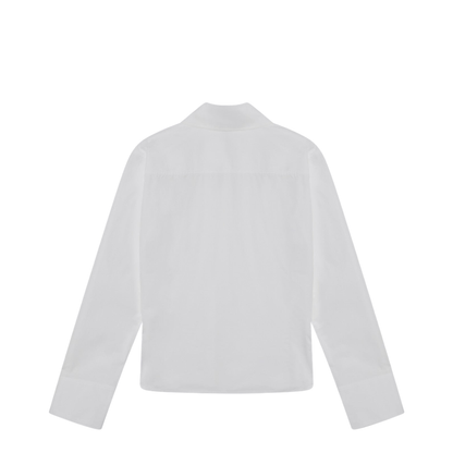MAYFEYR - The Attico - White Asymmetric Cotton Shirt - 260WCH0004CCC052AA001