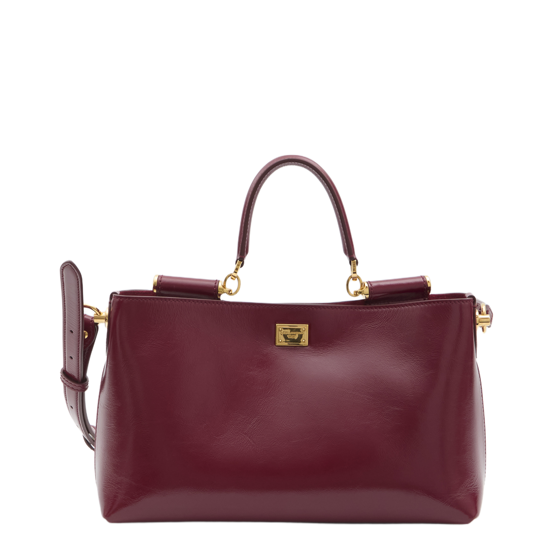 Vittoria Medium Calfskin Handbag - Red
