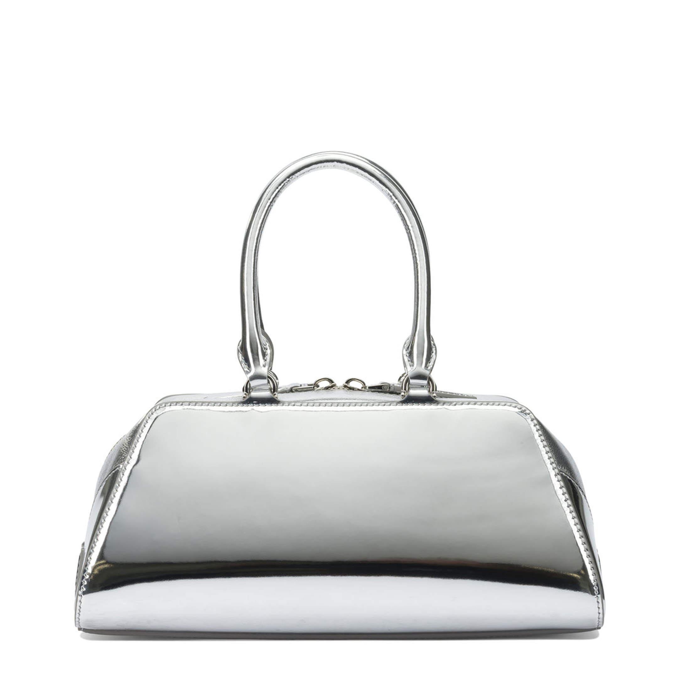 Small Antigona East-West Bag in Laminated Leather