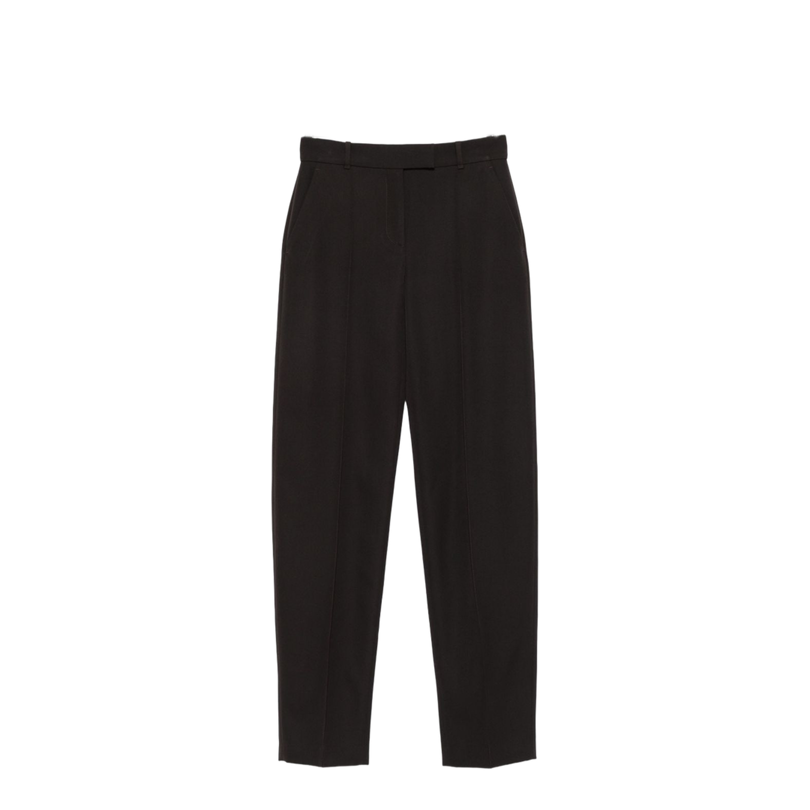 Brown Pressed Crease Pants
