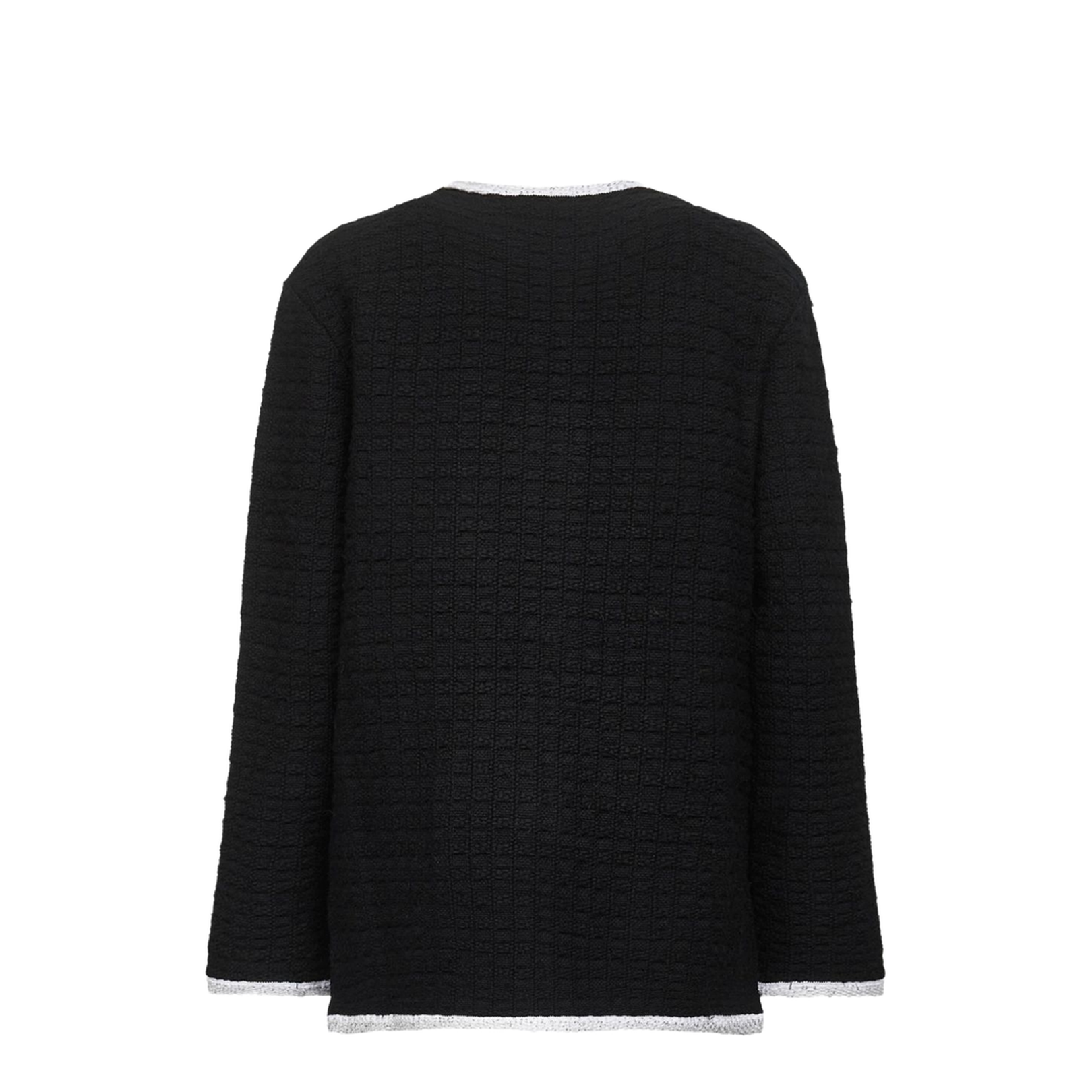 Wool Blend Cardigan in Black