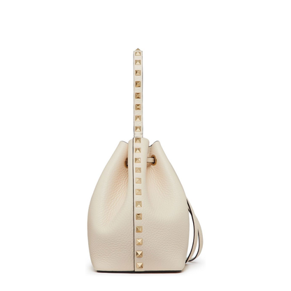 Rockstud Drawstring Bucket Bag