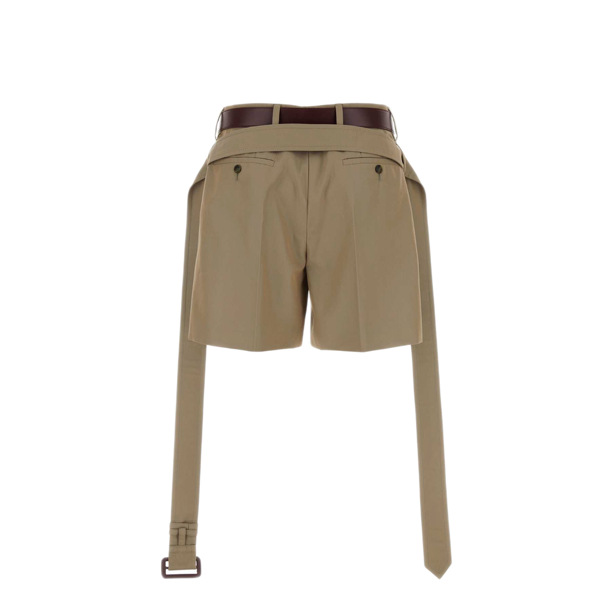MAYFEYR - Prada - Khaki Twill Shorts - P231IKSOOO14ZGF034X
