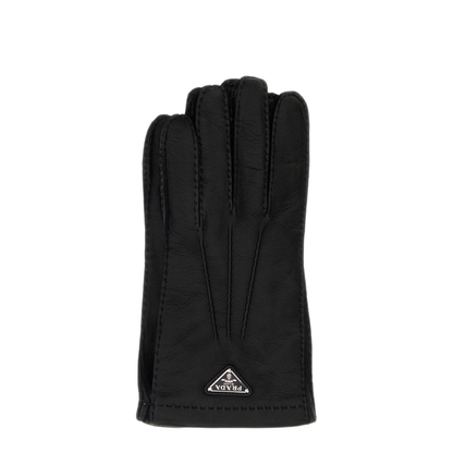 MAYFEYR - Prada - Black Nappa Leather Gloves - 2GG05T038F0002
