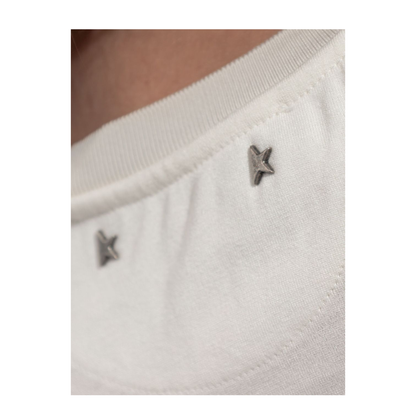 White T-Shirt with Print on the Front
