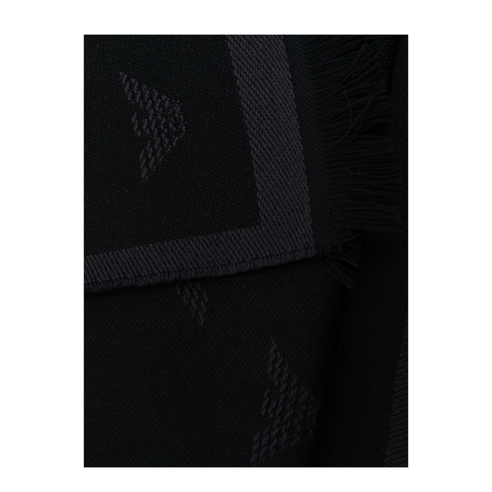 Allover Logo Wool Scarf