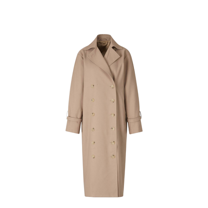 MAYFEYR - Toteme - Double-Breasted Cotton Trench Coat - 243WRO1112FB0243KHAKI156
