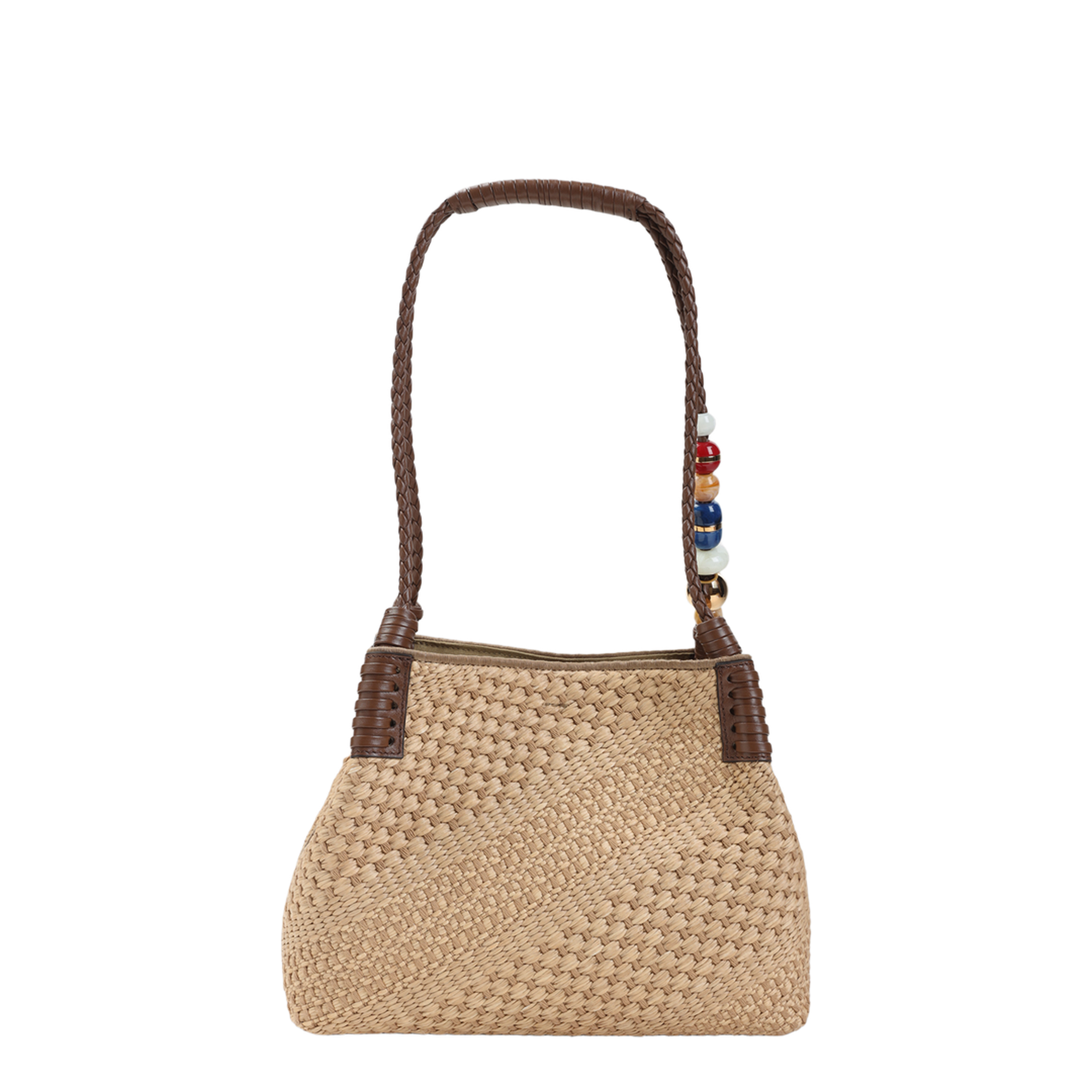 MAYFEYR - Etro - Libra S Rafia Shoulder Bag - WP1D0052AE310
