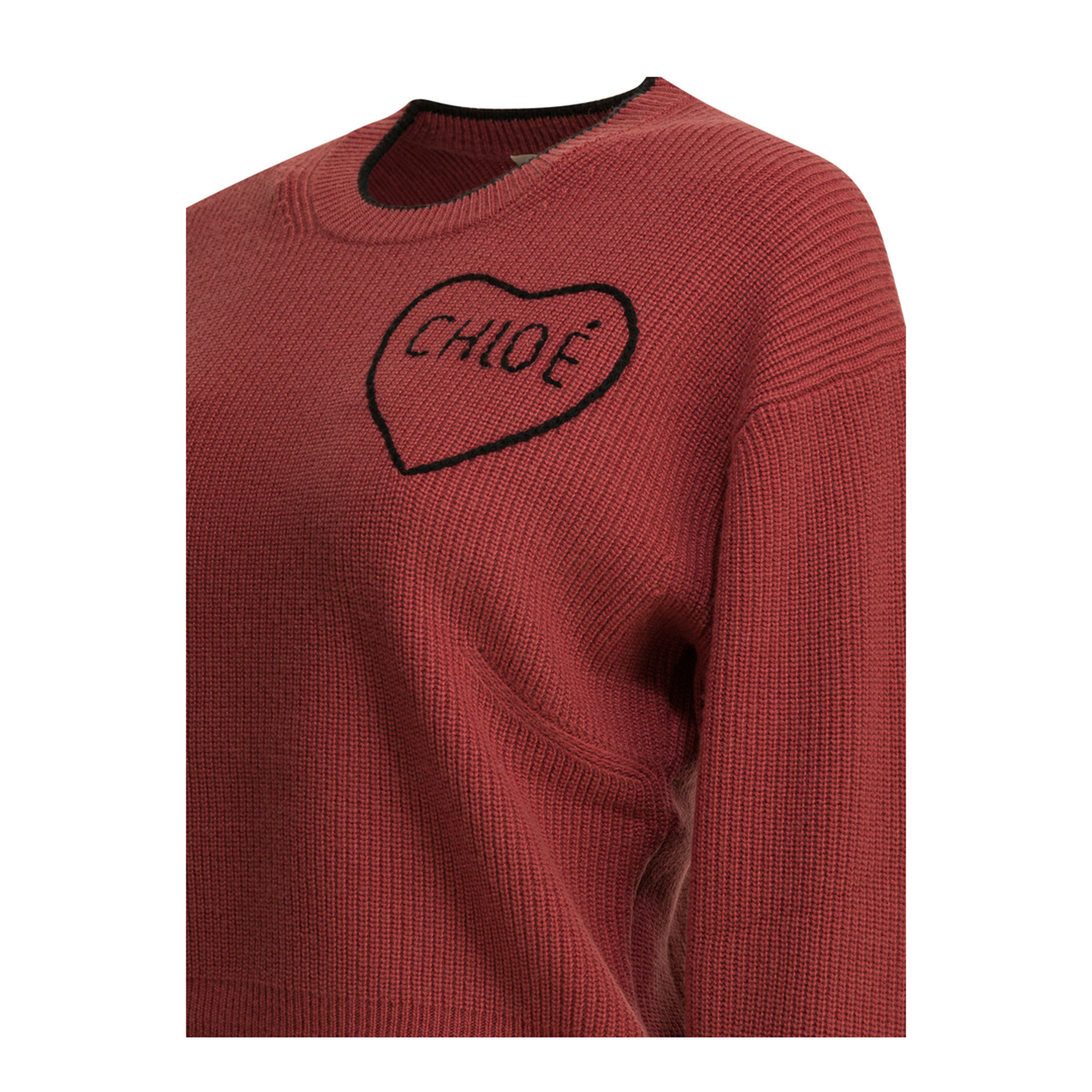 MAYFEYR - Chloè - Crew-Neck Sweater With Logo - CH26SMP397106AN