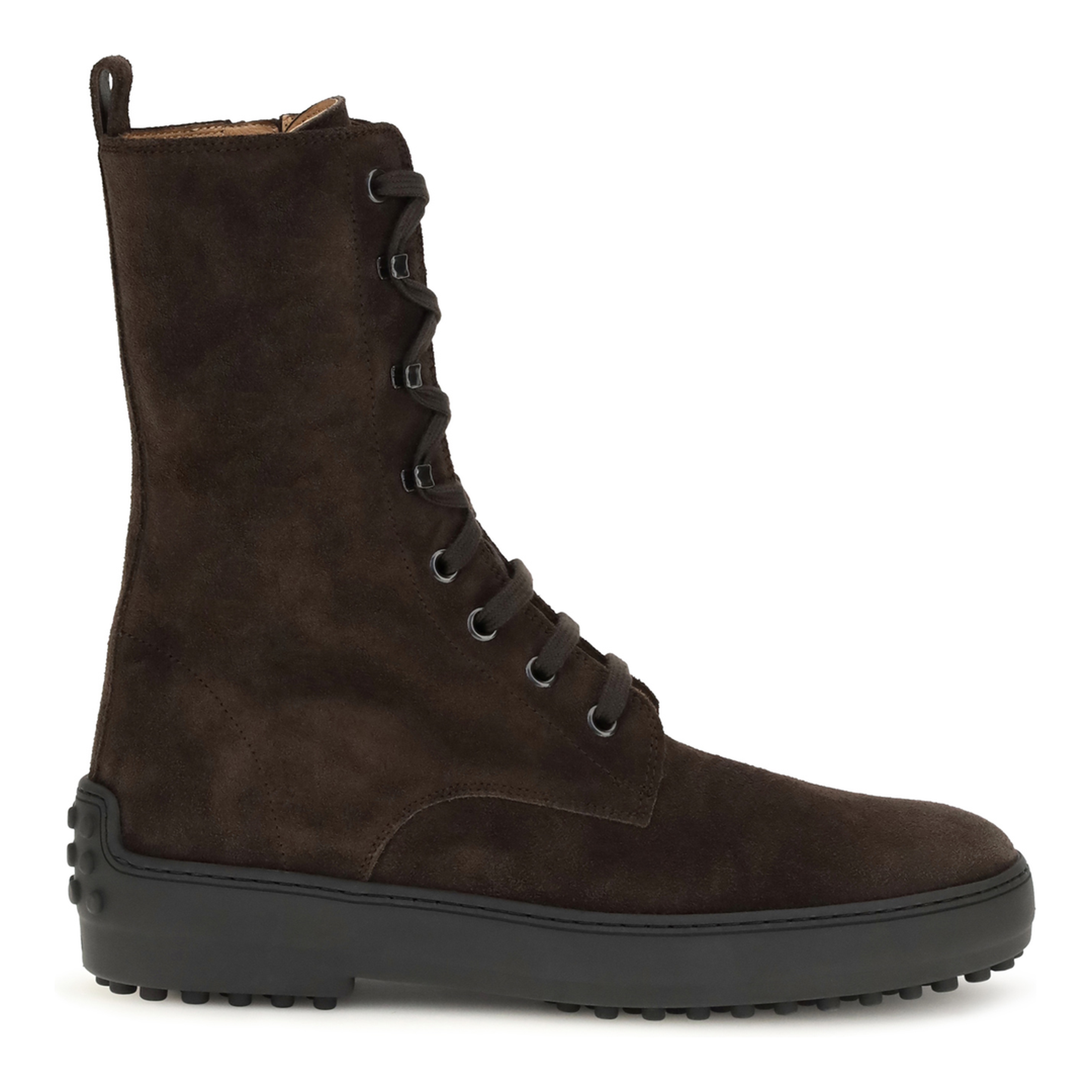 MAYFEYR - Tod's - Winter Gommino Suede Leather Lace-Up Ankle Boots - XXW84L0JU70RE0