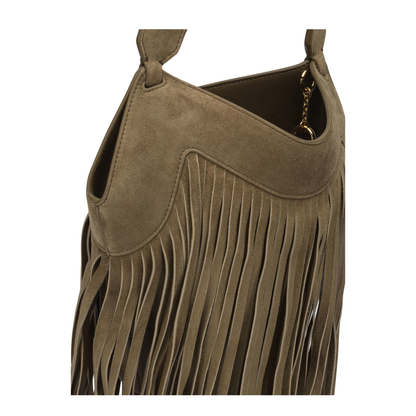 MAYFEYR - Khaite - Nano Lotus Fringe Small Shoulder Bag - H2064726737