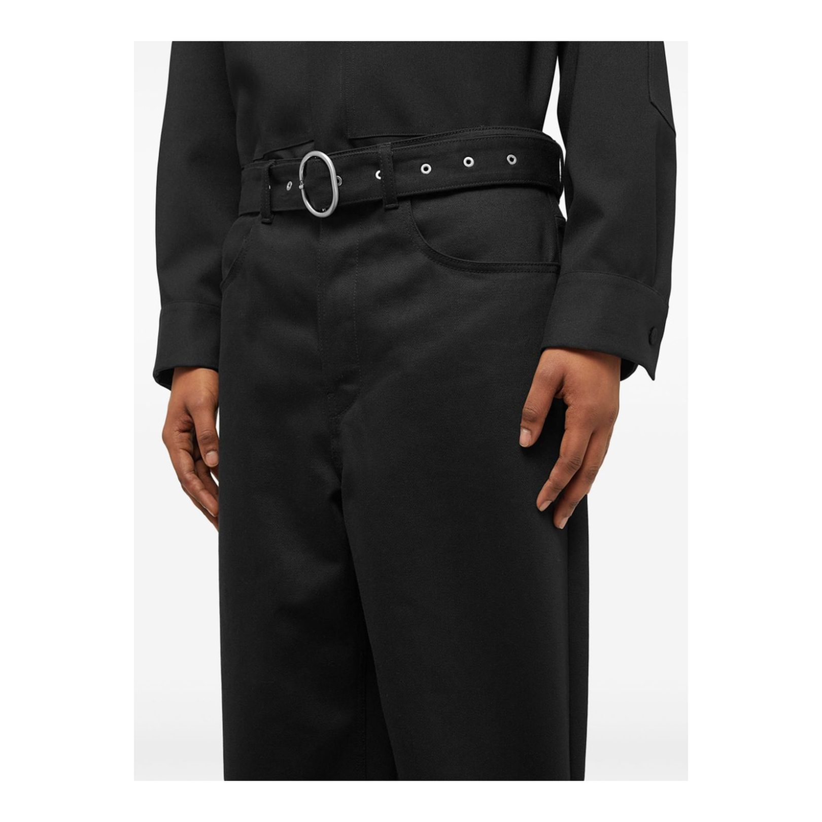 Black Denim Trousers