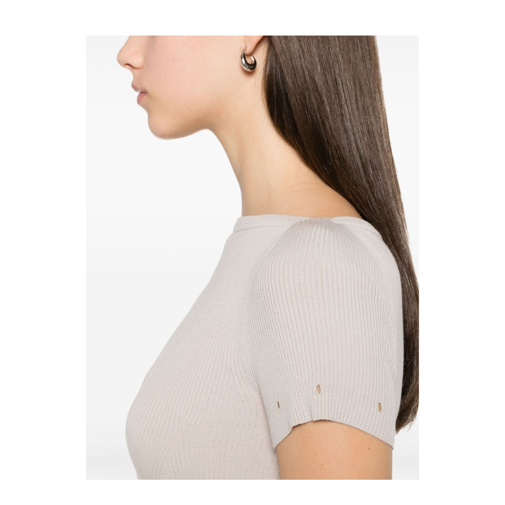 Layered Crewneck Sweater