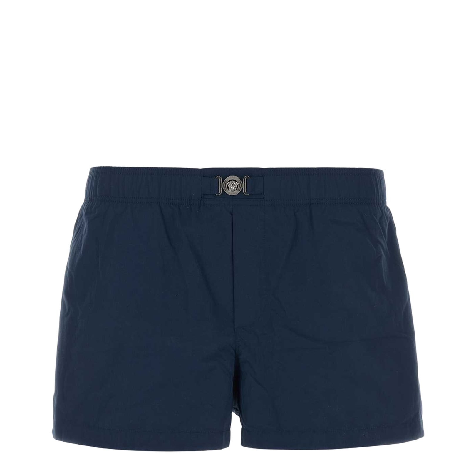 Blue Swim Shorts with Elastic Waist