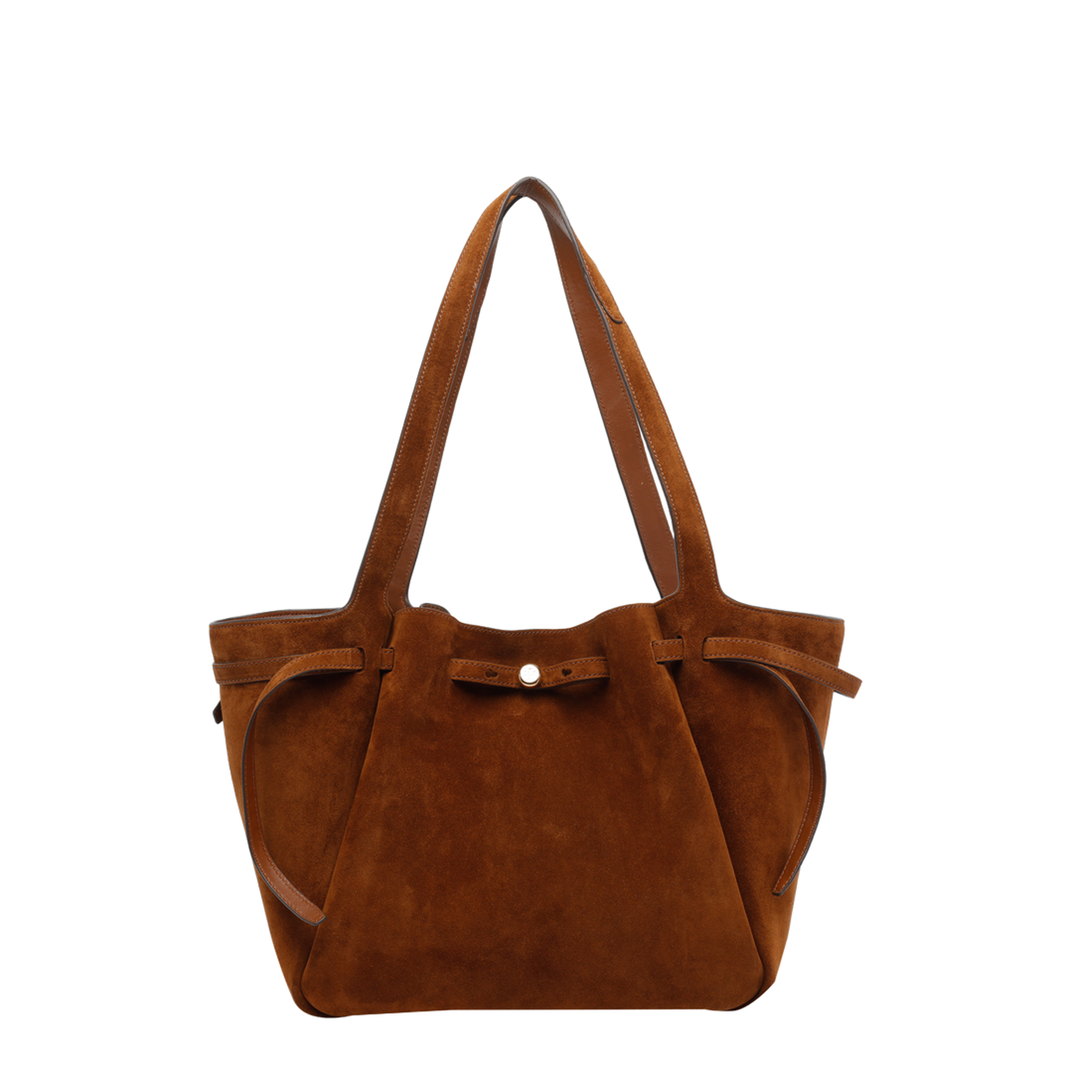 Romy Leather Shoulder Bag - Brown