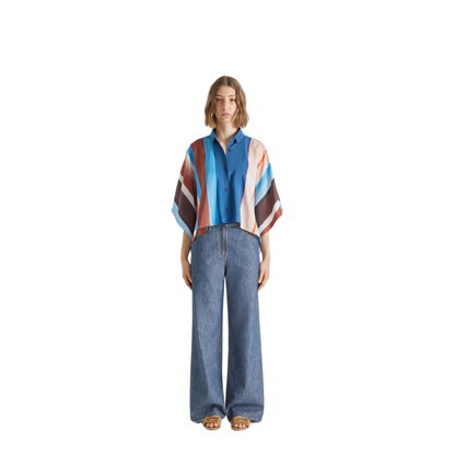 MAYFEYR - Fendi - Striped Silk Shirt - FS8365AMETF1WXC