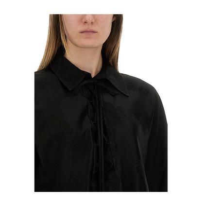 Jacquard Satin Shirt