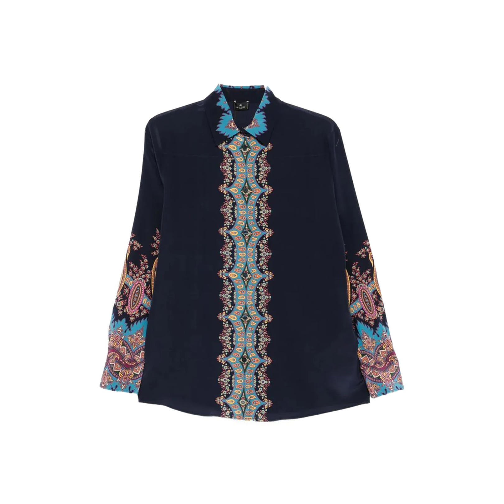 Silk Shirt With Paisley Print