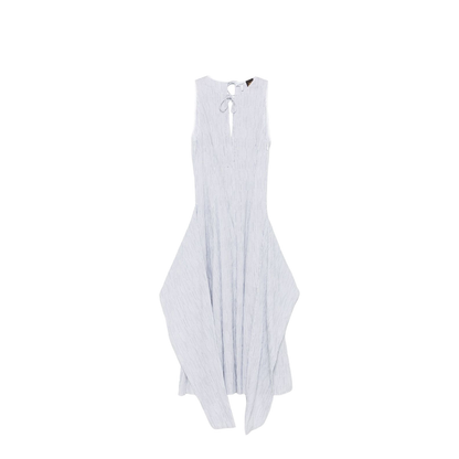 Cotton Blend Midi Dress