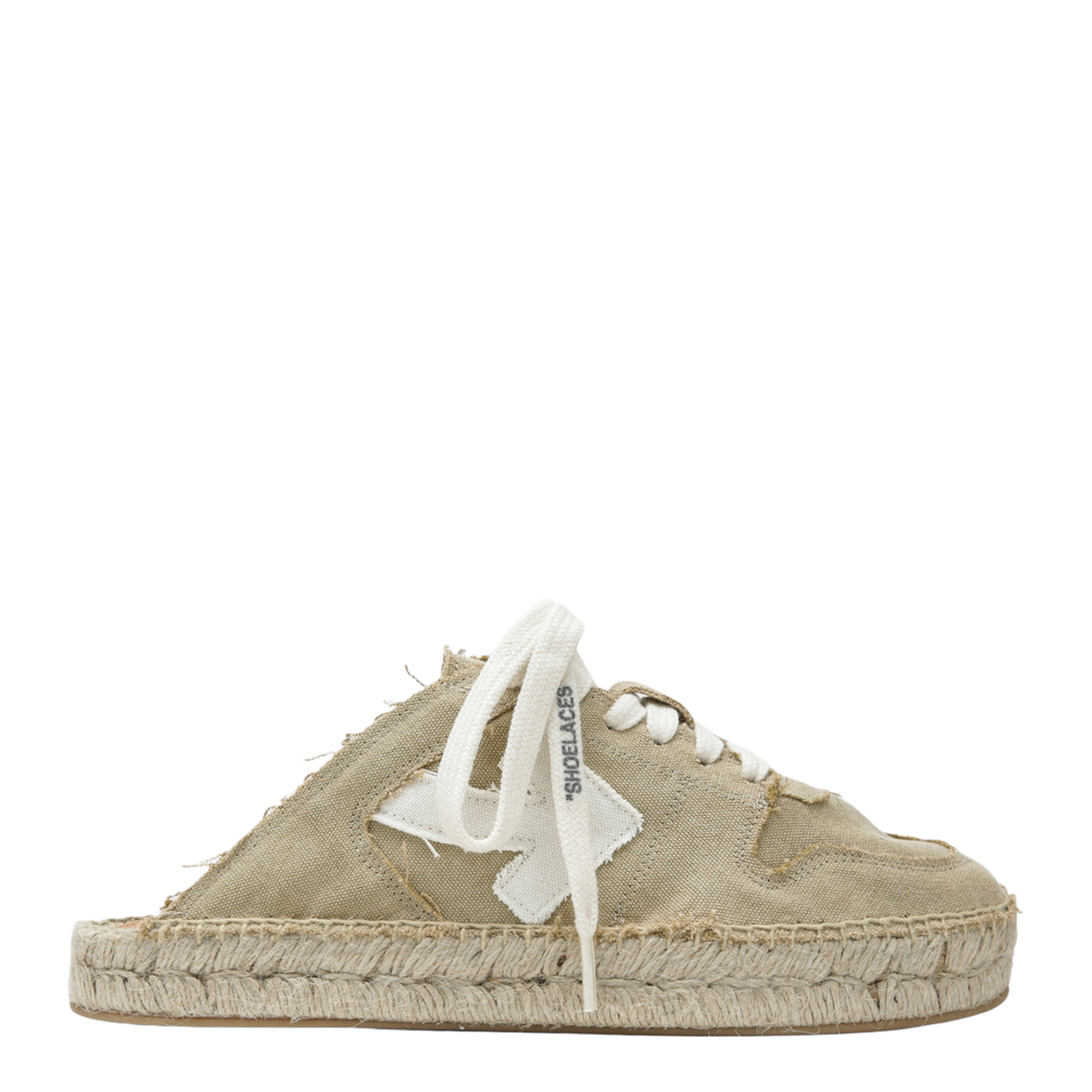 MAYFEYR -  - Beige White Arrow Espadrilles - OMIB00AS26FAB0016101