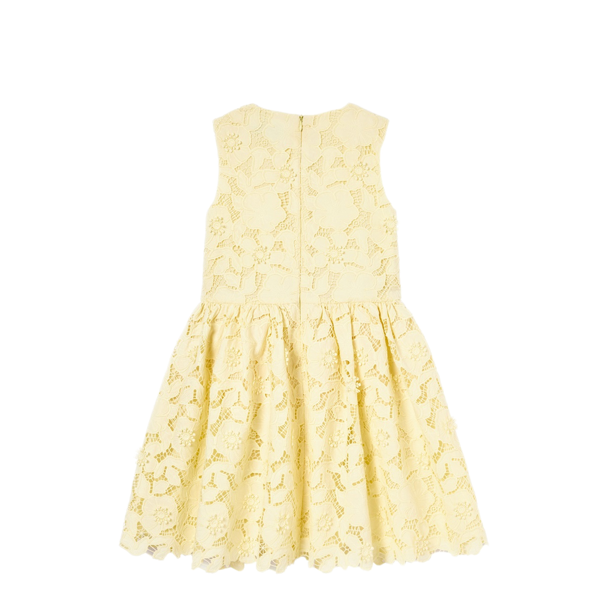 MAYFEYR - Self Portrait - Yellow Sleeveless Lace Dress - RS26717MYKYELLOW