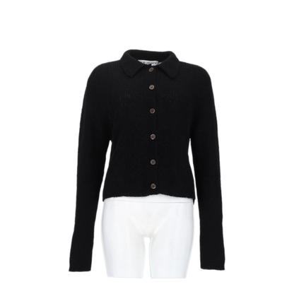 MAYFEYR - Our Legacy - Mazzy Polo Sweater - W4233MBBLACKFUZZYALPACA