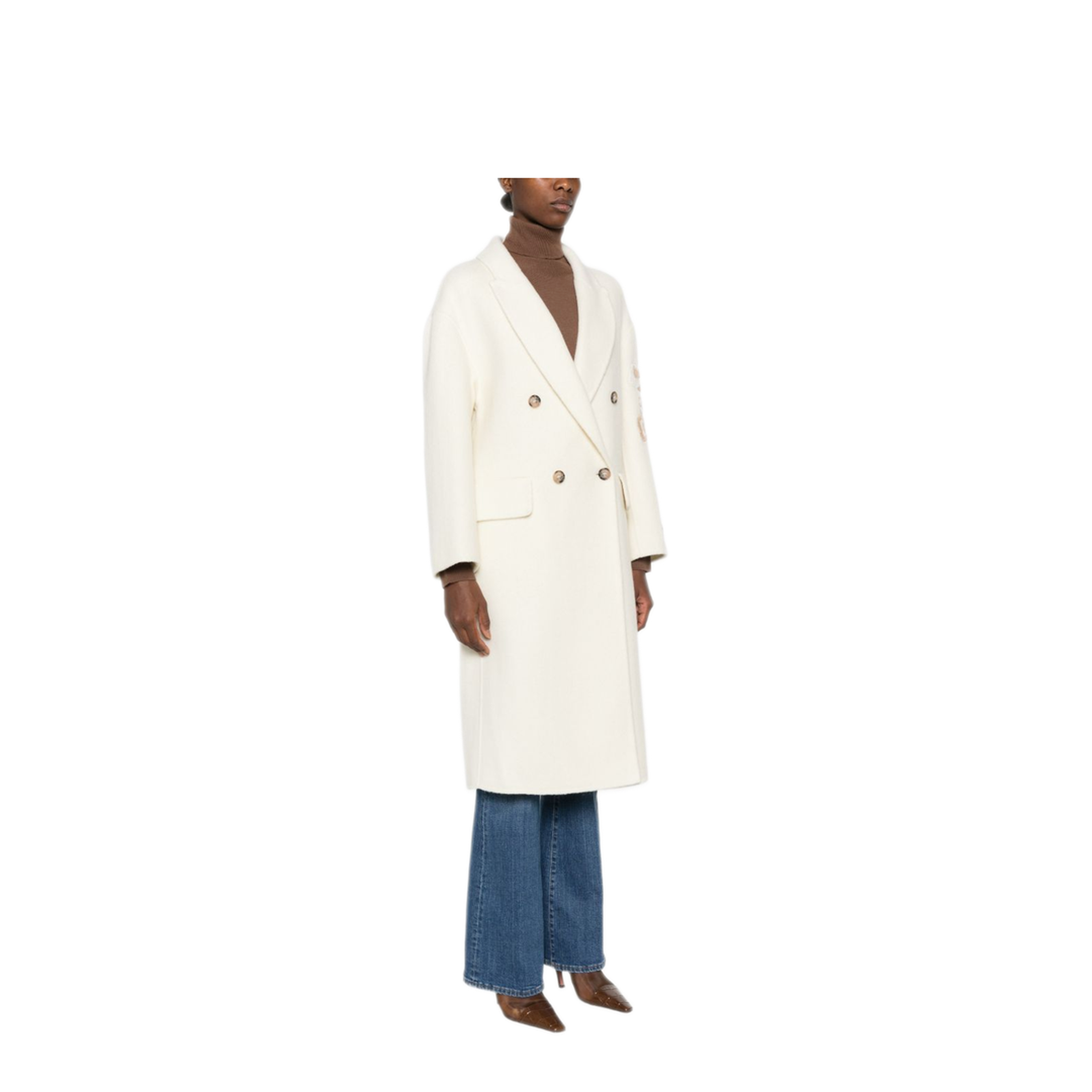 MAYFEYR - Ermanno Firenze - Coats White - D49ED016EY0MF333
