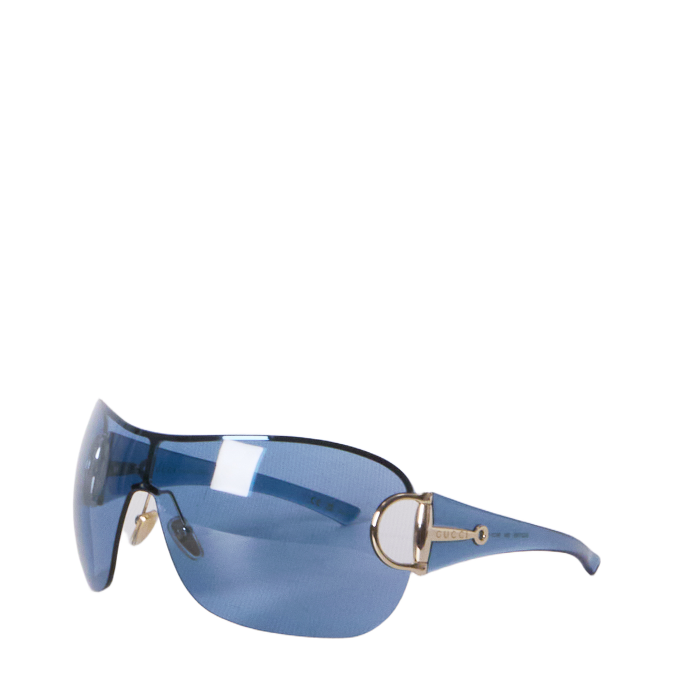 Frameless Mask-Style Sunglasses