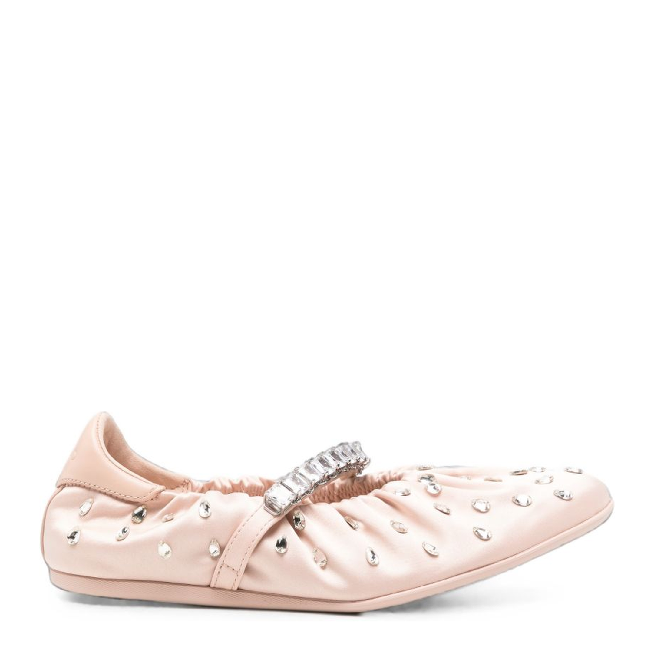 MAYFEYR - Jimmy Choo - Flat Shoes Powder - JADEBALLERINAQEPMACARON/CRYSTAL