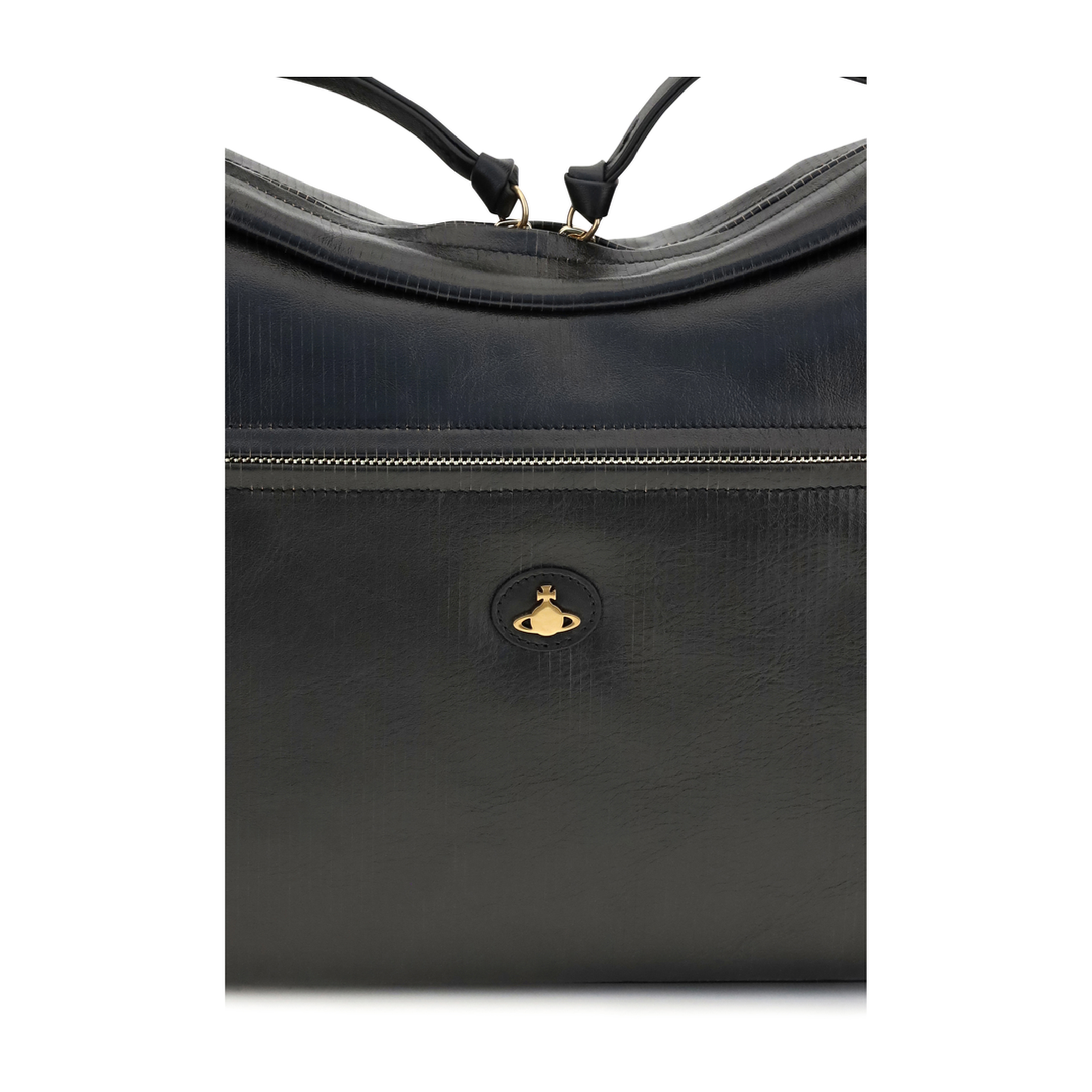 MAYFEYR - Vivienne Westwood - Large Dolce Textured Leather Shoulder Bag - 4601000JWL00EN