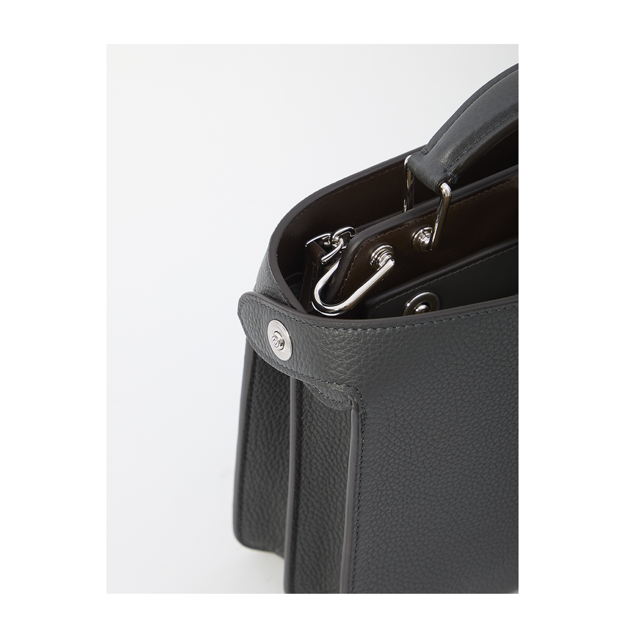 Peekaboo ISeeU Small Leather Gray