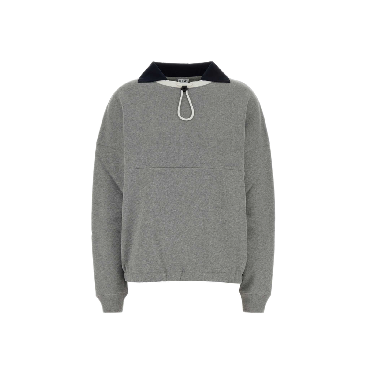 MAYFEYR - Loewe - Grey Cotton Sweatshirt - S359Y24X66GREYMELANGE