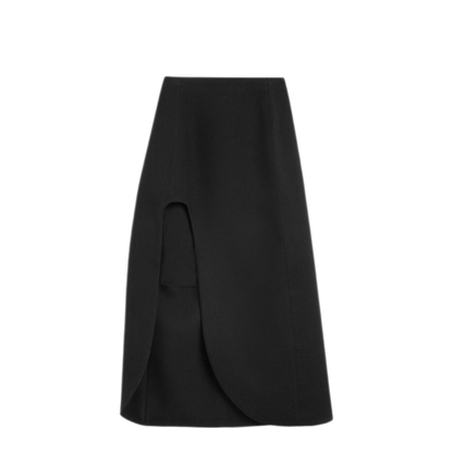 MAYFEYR - Jil Sander - Black Wool Skirt - J03MA0316J40408001