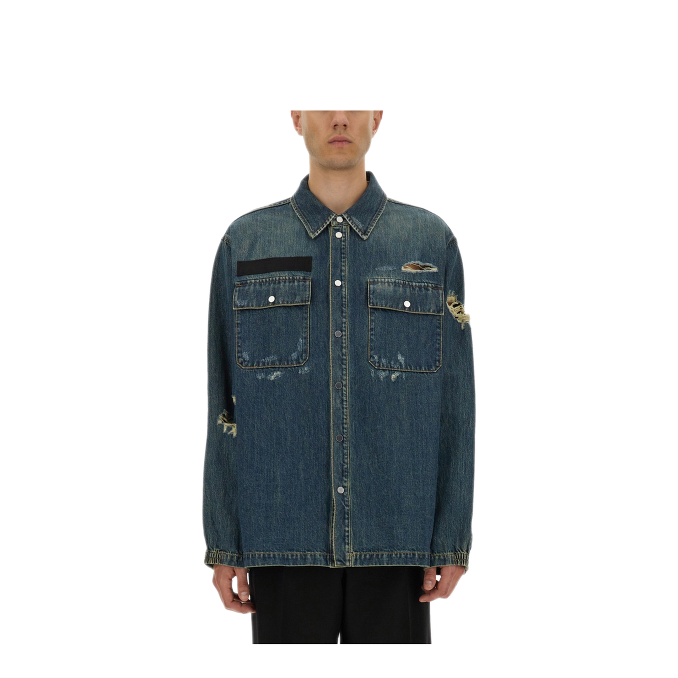 MAYFEYR - HELMUT LANG - Denim Uniform Shirt - P05DM5012EY