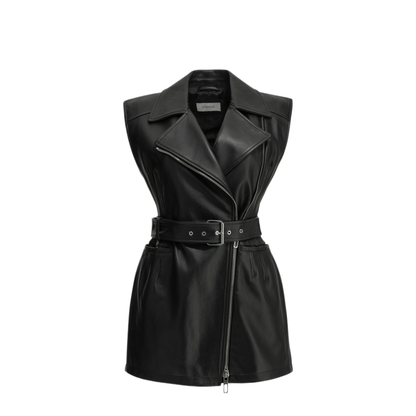 MAYFEYR -  - Sleeveless Leather Jacket - 2622446031600SPXFAVELLA002
